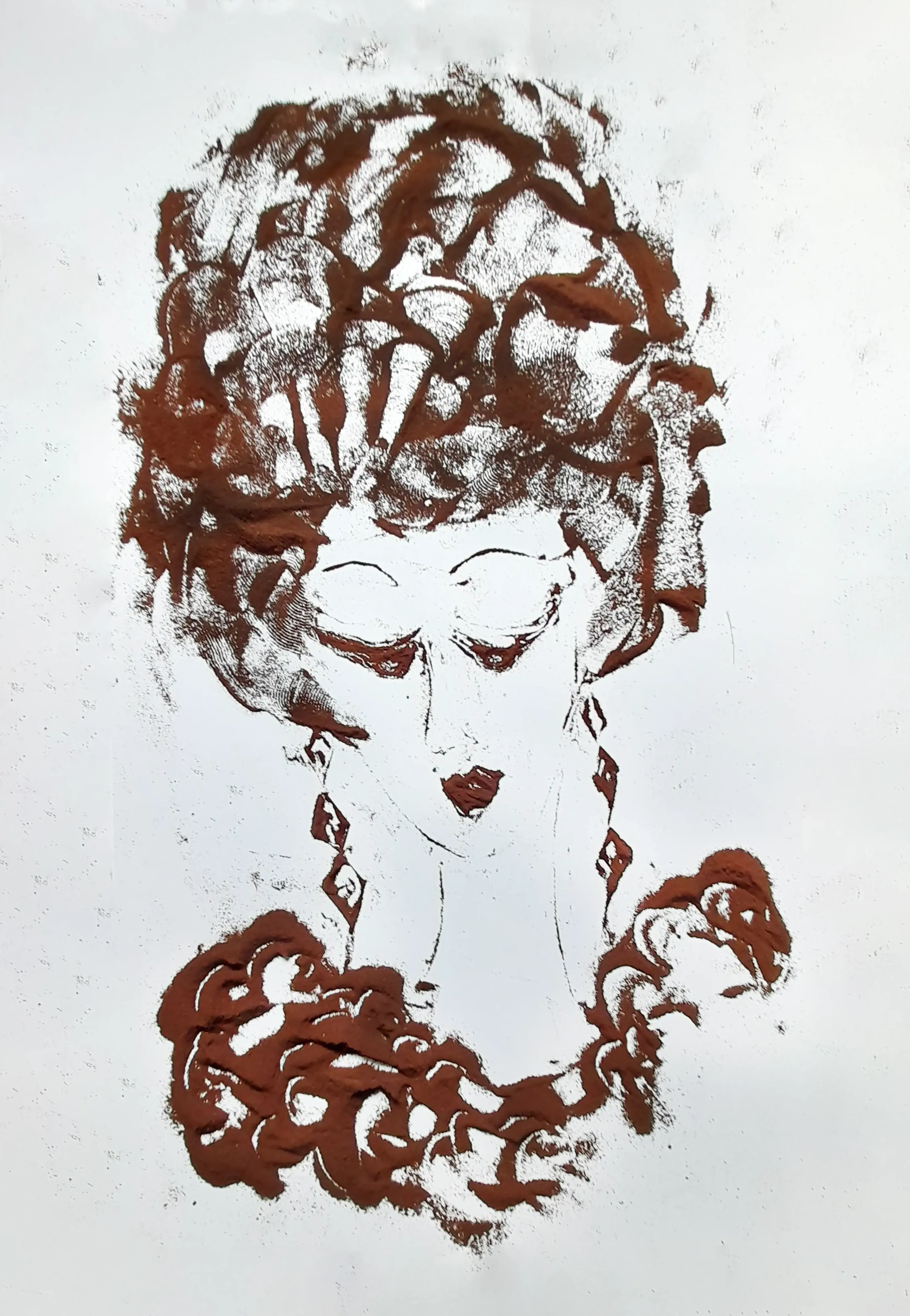 Mujer con peinado